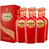 柔和双沟（红精品系列）42度450mL×6瓶整箱装 浓香型白酒 双沟酒厂直营