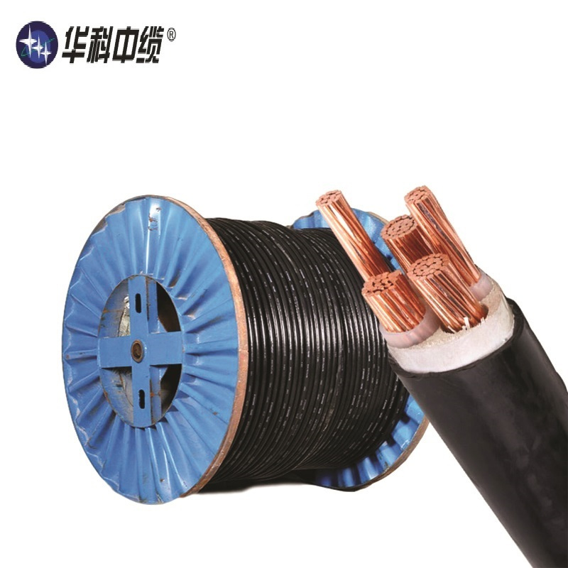 华科中缆 阻燃低压电力电缆 ZR-YJV22 3*70+2*35 米