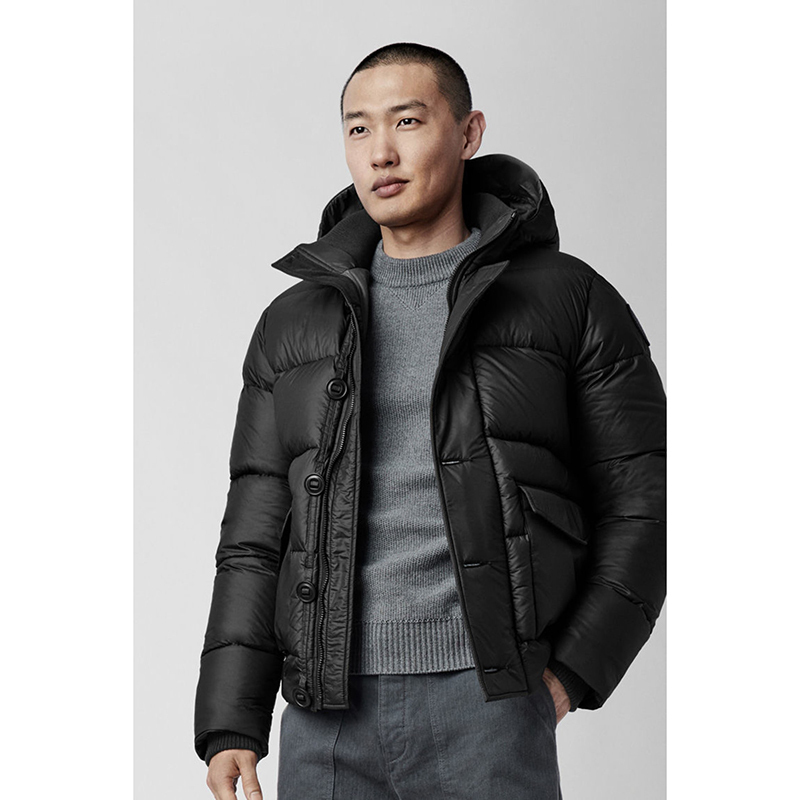 canadagoose加拿大鹅ventouxparka黑标防风保暖羽绒服