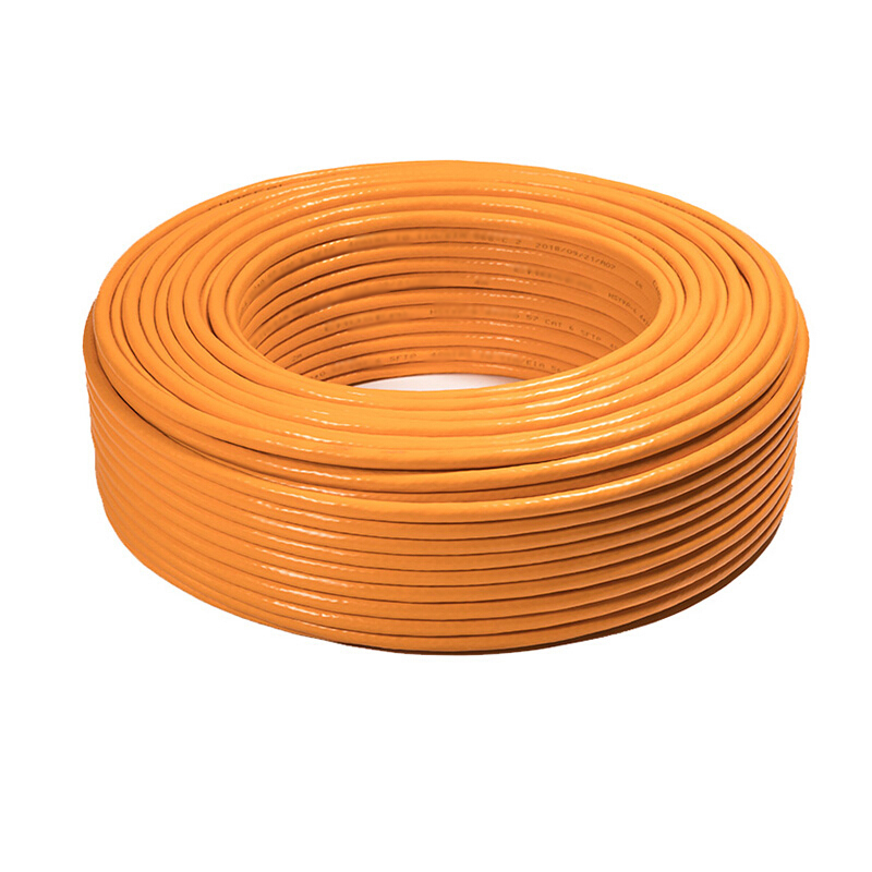 秋叶原choseal超六类网线ql6602ct305非屏蔽橙色305米箱