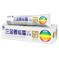 三金西瓜霜清焱护龈牙膏90g去口臭去牙渍口气清新草本牙膏护理