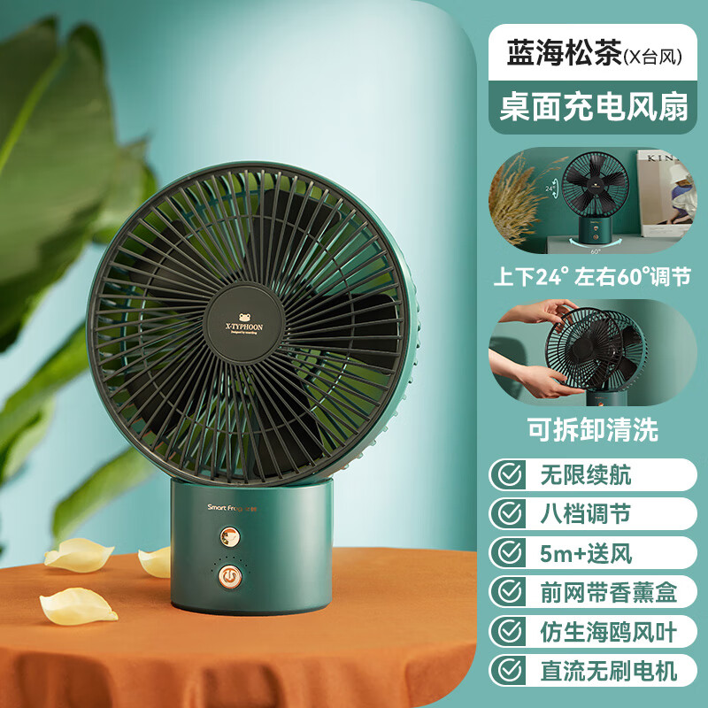卡蛙桌面USB风扇高清大图