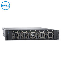 戴尔(Dell)R740英特尔至强银牌服务器(4210*2 32G*2 1.2T*3 H730P DVDRW 滑动导轨)