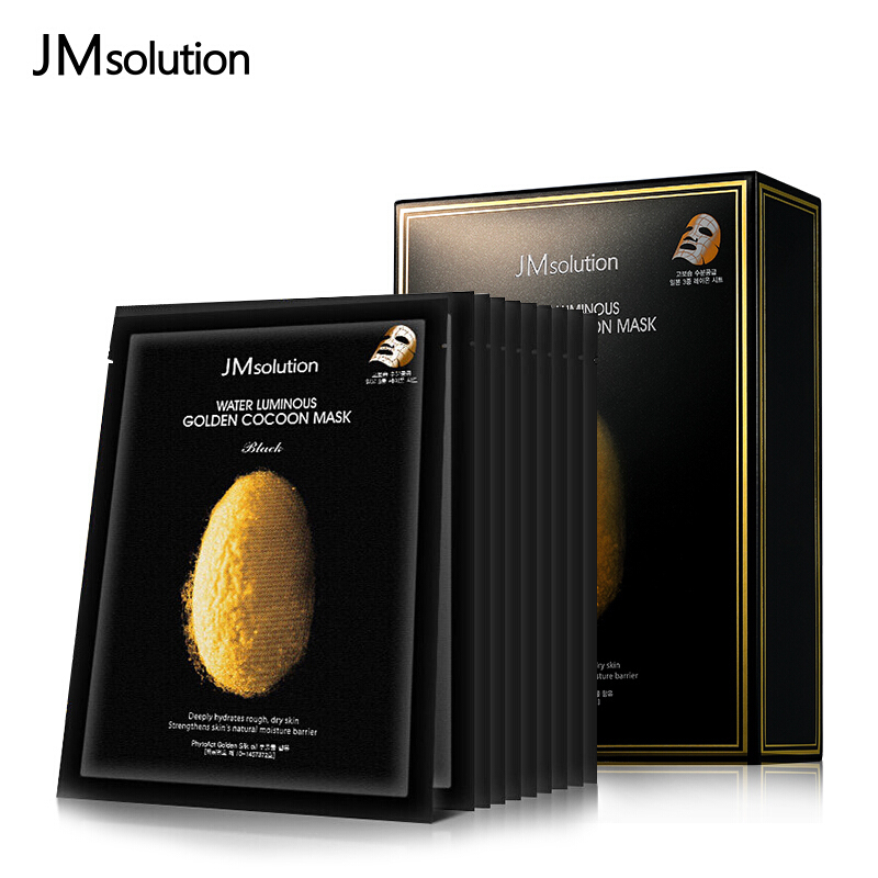 JMsolution肌司研蚕丝氨基酸水肌焕肤面膜45g*10片(JM面膜 韩国进口 补水保湿面膜)