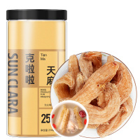 桑克拉(SUN CLARA)天麻250g/瓶中大果整个天麻头泡酒小草坝天麻片新鲜煲汤干货