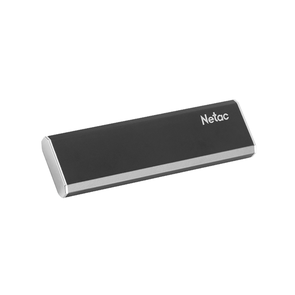 朗科(Netac)ZM1-1TB 移动固态硬盘 金属灰黑色