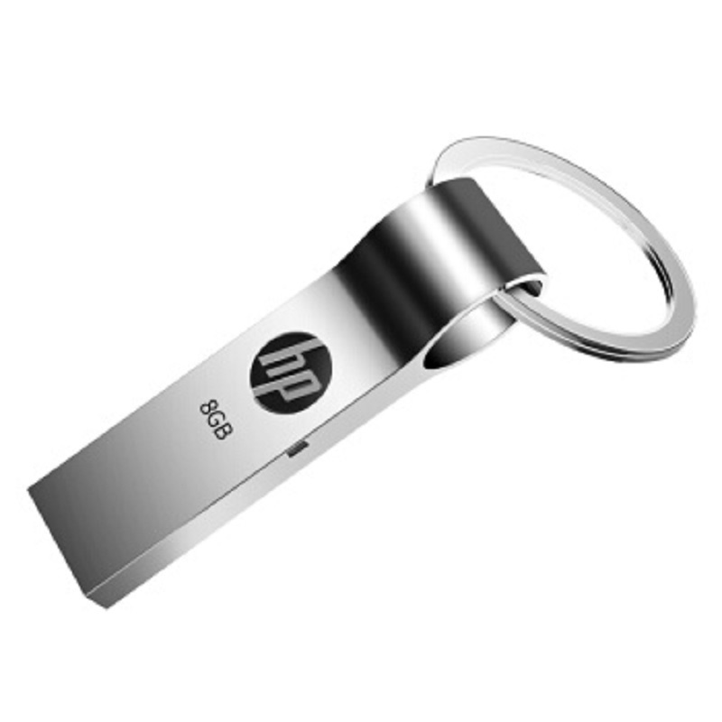 惠普(HP)V285W 8G u盘刻字创意纪念展会企业logo个性化自定义金属U盘定制 宁选