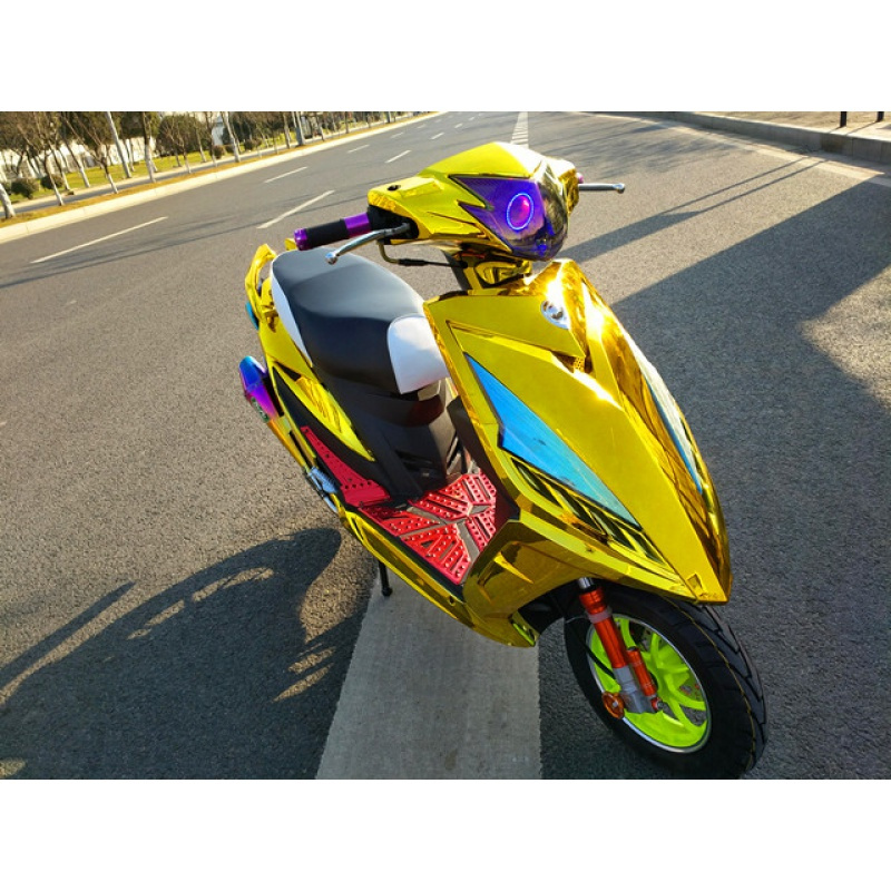 澳派全新改装鬼火摩托车一三代战速迅鹰125cc燃油踏板车助力车150跑车