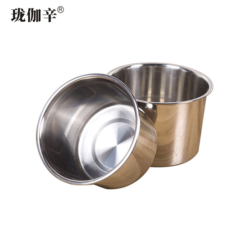 珑伽辛 特厚不锈钢无磁味盅 18cm/个高清大图