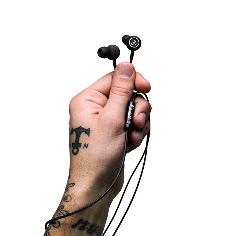Marshall马歇尔 Mode 马歇尔马勺入耳式HIFI摇滚重低音线控耳塞耳机