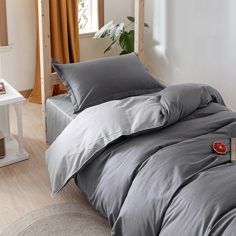 东凯汇普 单人全棉纯色多件套 1.2米床配用 套高清大图