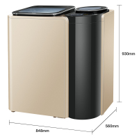 海尔 (Haier) FMS100-B261U1 全自动波轮洗衣机 子母机 10公斤 分区洗 免清洗