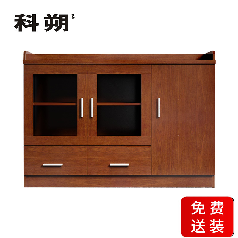 科朔 文件柜茶水柜三门柜资料柜木质办公室茶水柜KSHS57