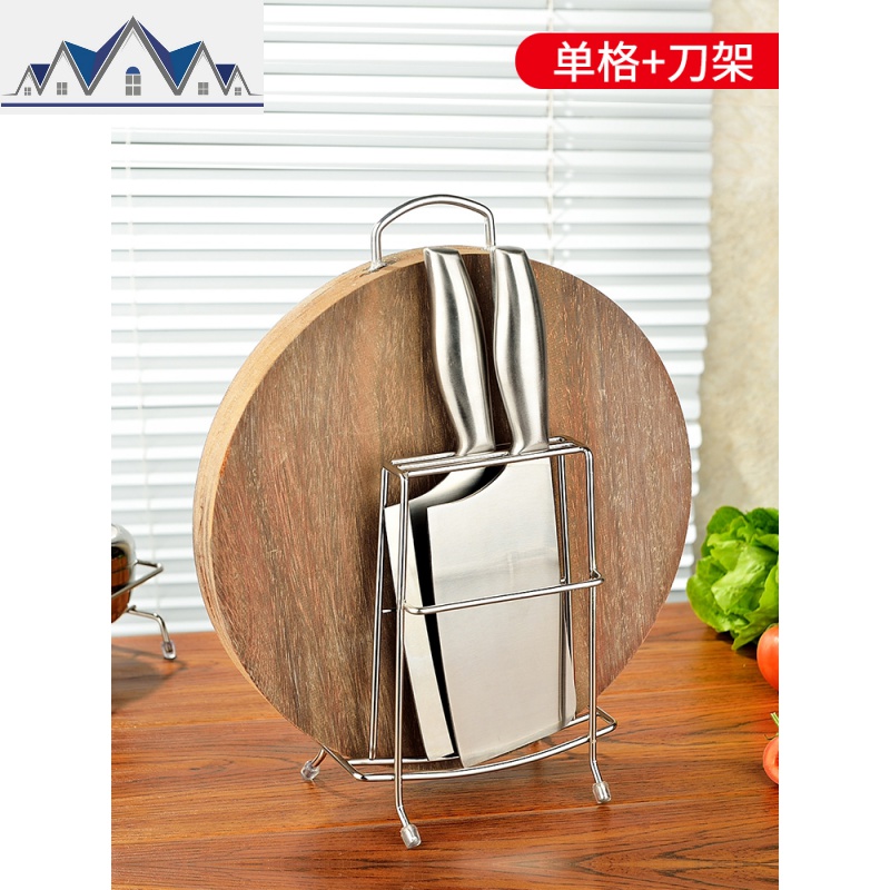 砧板架菜板架厨房放菜板的架子家用落地不锈钢案板收纳粘板置物架 三维工匠高清大图