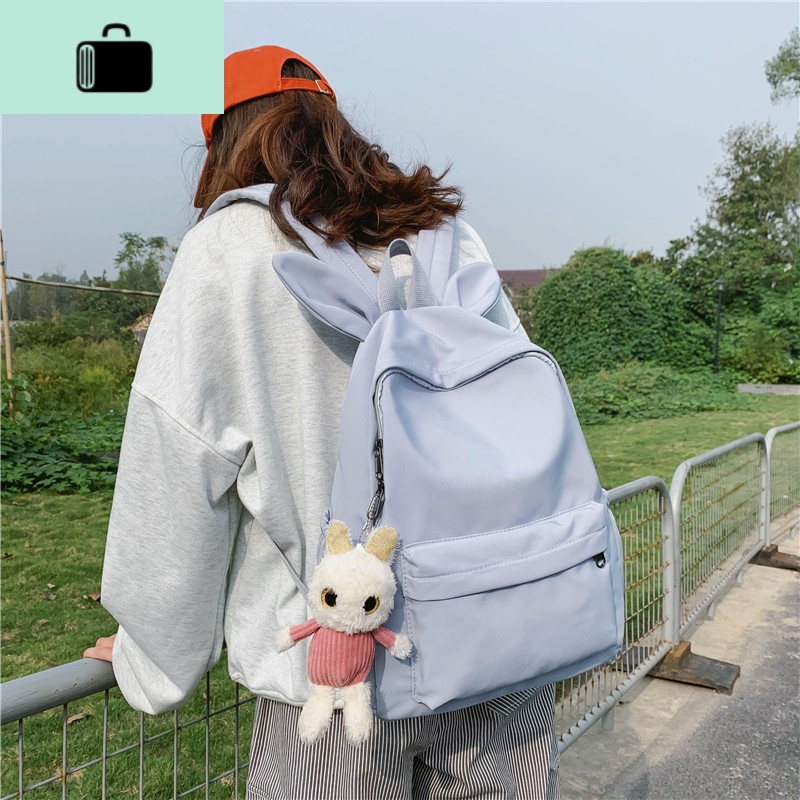 冬上新小仙女可爱书包女韩版高中学生小清新双肩包百搭亲子背包女new