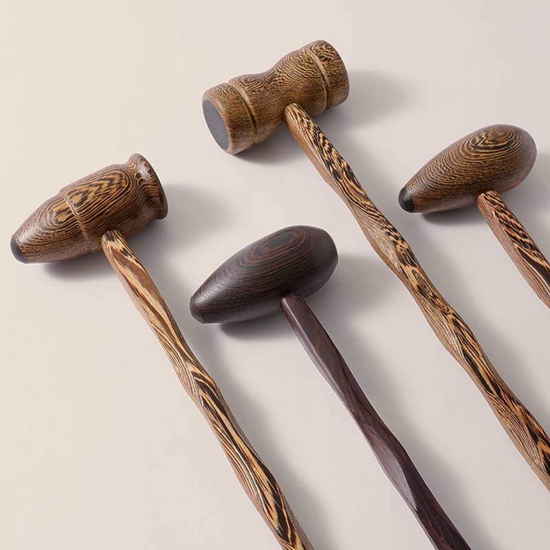 古达按摩锤木质按摩棒捶背敲打器经络肩颈拍打棒敲背锤子腰部放松