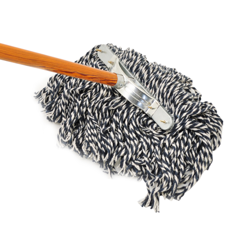 优彩嘉 排拖拖把 加密棉线/木杆/铁头 40cm YCJ-S195 个高清大图