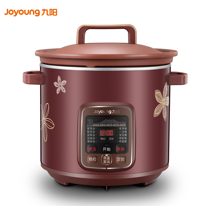 九阳(Joyoung)电炖锅 DGD4002AM 炖盅家用煮粥煲汤紫砂锅 陶瓷全自动 智能预约