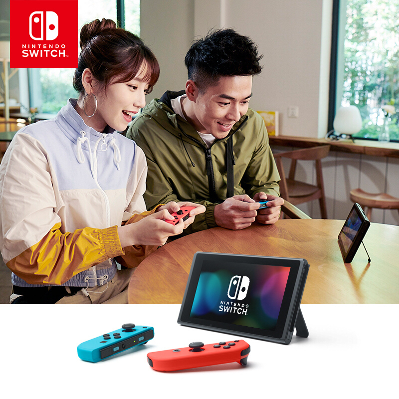 任天堂(NintendoSwitch)家用游戏机续航(红蓝)掌机NS体感游戏机