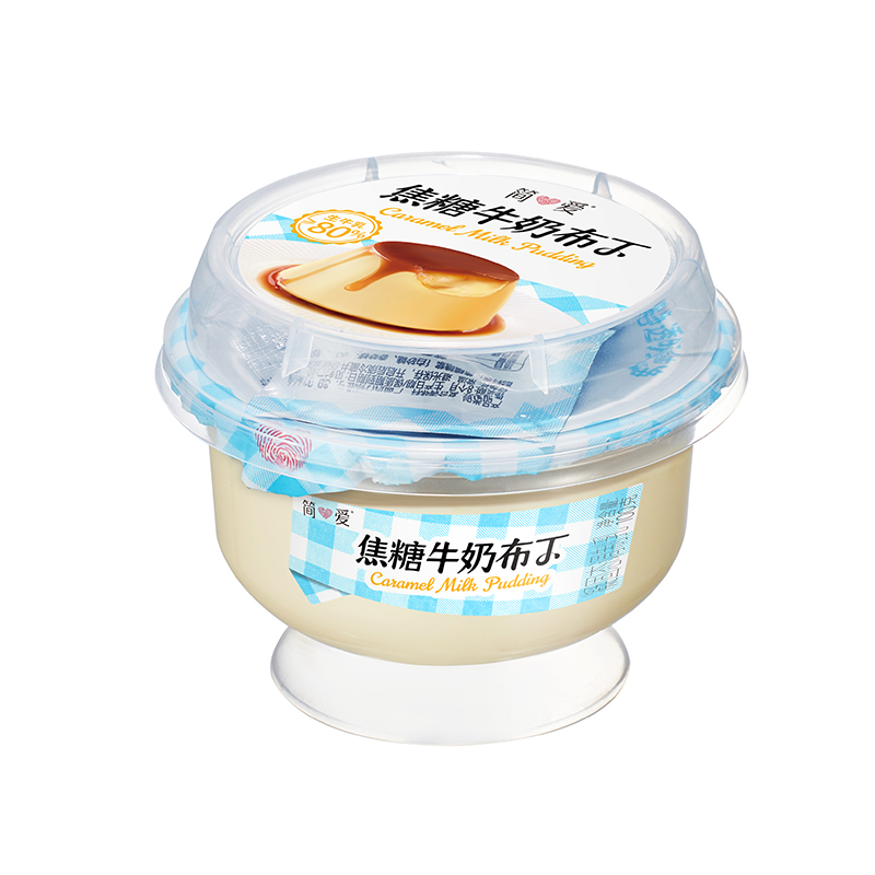 简爱焦糖牛奶布丁凝固态调制乳135g*12杯(3-7天内顺丰冷链发货)高清大图