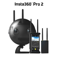 Insta360 Pro 2(含图传系统)专业级 8K 3D全景数码相机 商用 FlowState防抖科技 5G VR 直播推荐解决方案 全景声录制 航拍现场拍摄Adobe连接