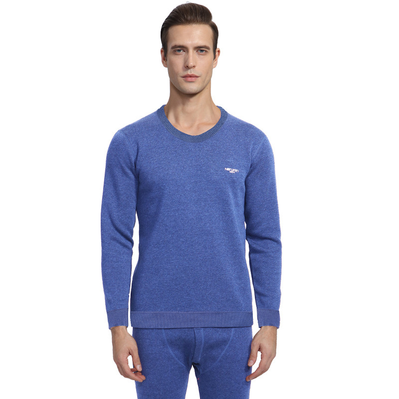 南极人nanjiren保暖内衣男加厚加绒修身舒适炫彩男士秋衣秋裤套装