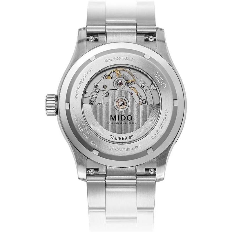 Mido瑞士手表 舵手系列 “M” 自动机械男表礼物送男友 冰川蓝高清大图