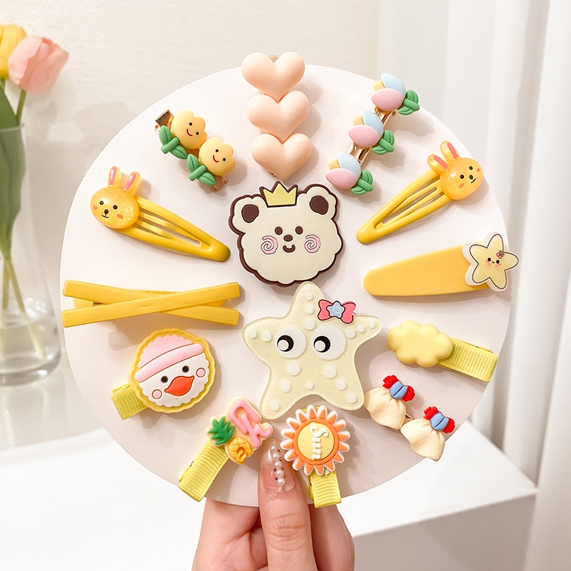 智扣发夹女儿童发卡头饰小女孩可爱又好看的夹子女童卡子宝宝超萌发饰