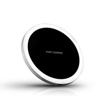 HIGE/W6+ 极光桌面无线充电器Qi智能快充 适用于iPhoneX/8p/8三星小米安卓通用 黑色