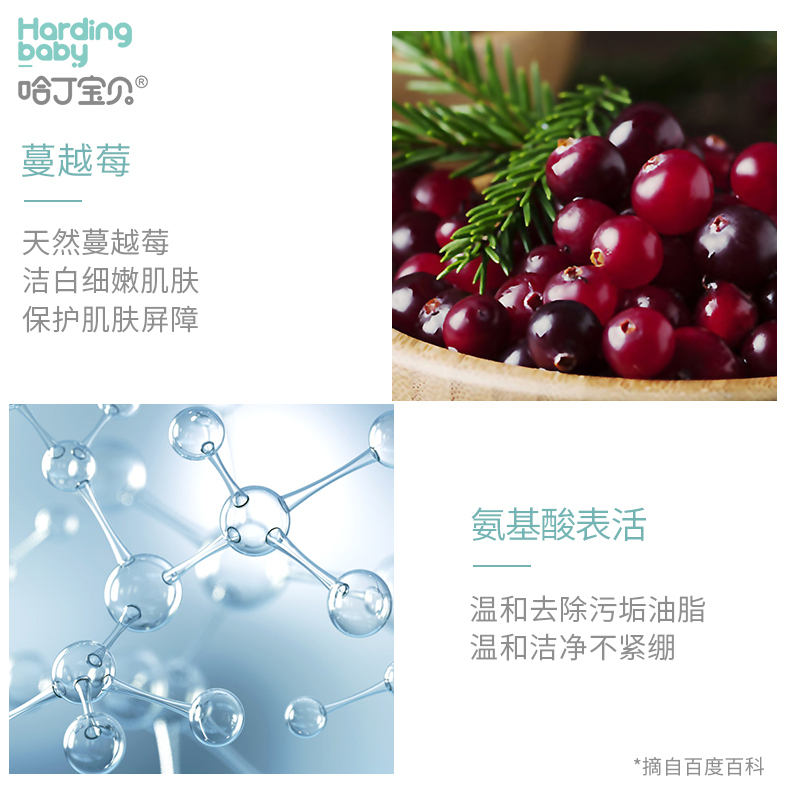 哈丁宝贝蔓越莓女童润养洗发水