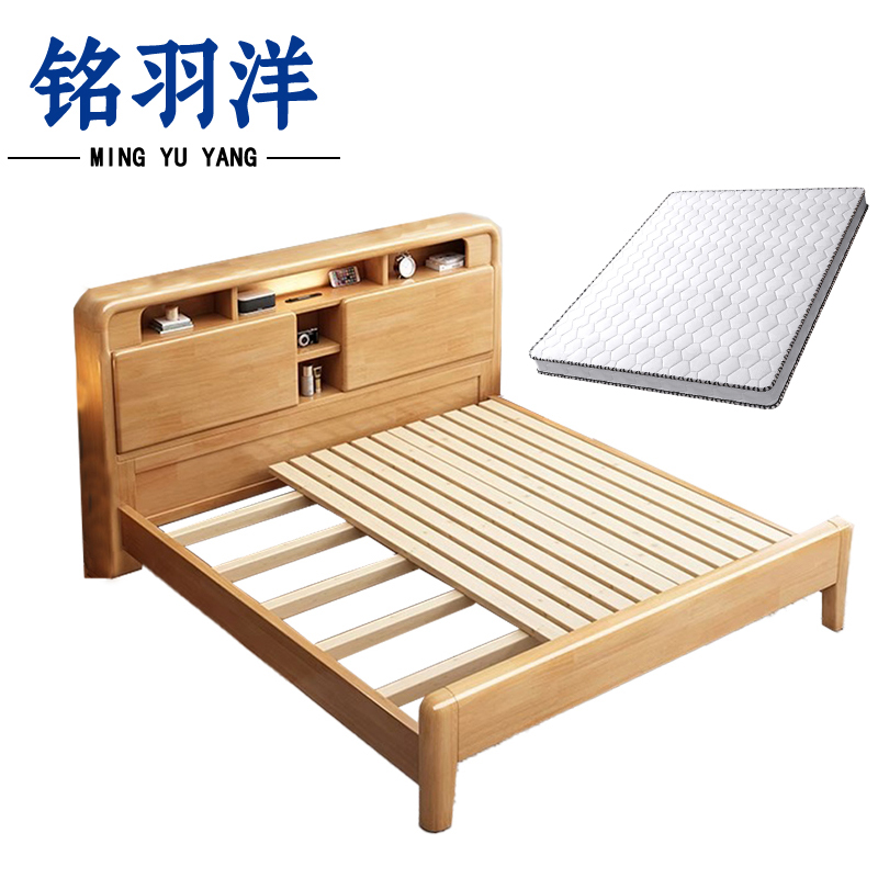 铭羽洋员工床1.2m+床垫套高清大图