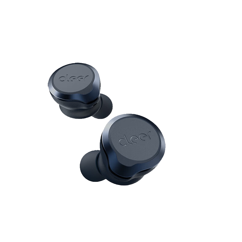 cleer [任贤齐代言]ALLY PLUSII真无线 自适应主动降噪蓝牙耳机入耳式通勤TWS蓝色高清大图