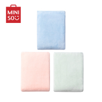 名创优品(miniso)粉漾系列纯色家用柔软亲肤浴澡巾吸水强男女通用