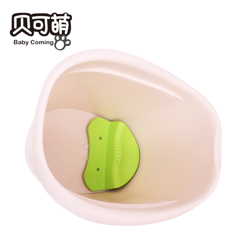 贝可萌（Baby Coming）儿童浴桶 (随机颜色) 超大款 PP材质 宝宝大号洗澡盆 洗浴桶