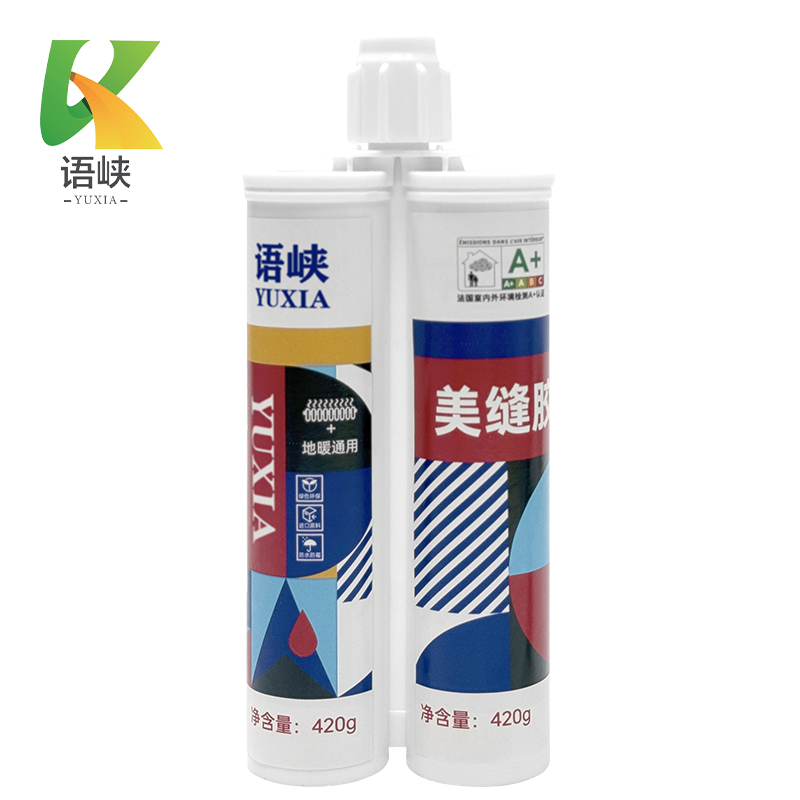 语峡美缝胶瓷白色 420g瓶高清大图