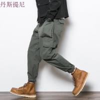 东京衣柜男装新款日系复古小脚休闲裤男韩版青年潮流工装裤布裤男