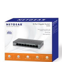 美国网件(NETGEAR)GS308 8端口 千兆以上铁壳以太网交换机