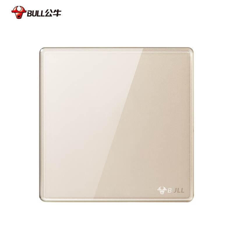 公牛 开关插座 G50系列 一开双控开关 86型面板G50K112金色 暗装