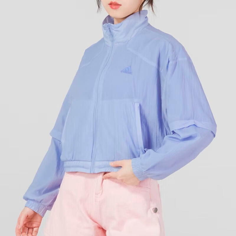 阿迪达斯 (adidas)女装2023新款CRO WB运动服夹克时尚潮流休闲外套 IC8672 XS