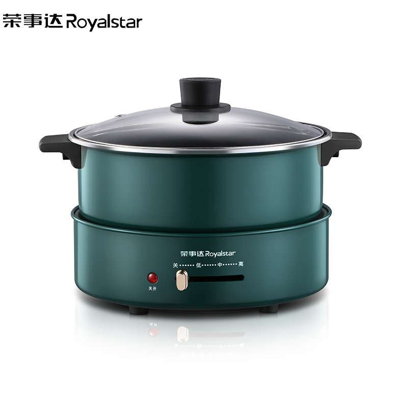 荣事达(Royalstar)RHG-B50F电火锅国潮火锅多功能锅电烧烤锅家用电火锅电煮锅多用途锅 电炒锅5升容量