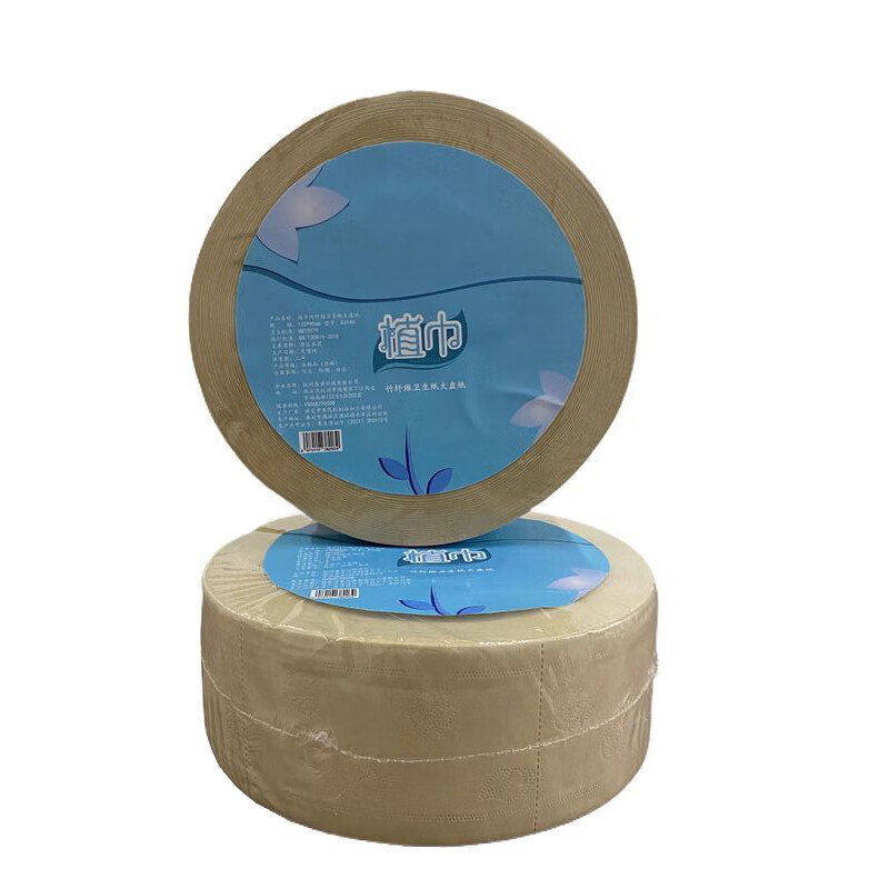 植巾 DZJ1600 四层150m 12卷/箱 竹纤维卫生纸大盘纸 1.00 提/箱 (计价单位:箱)高清大图