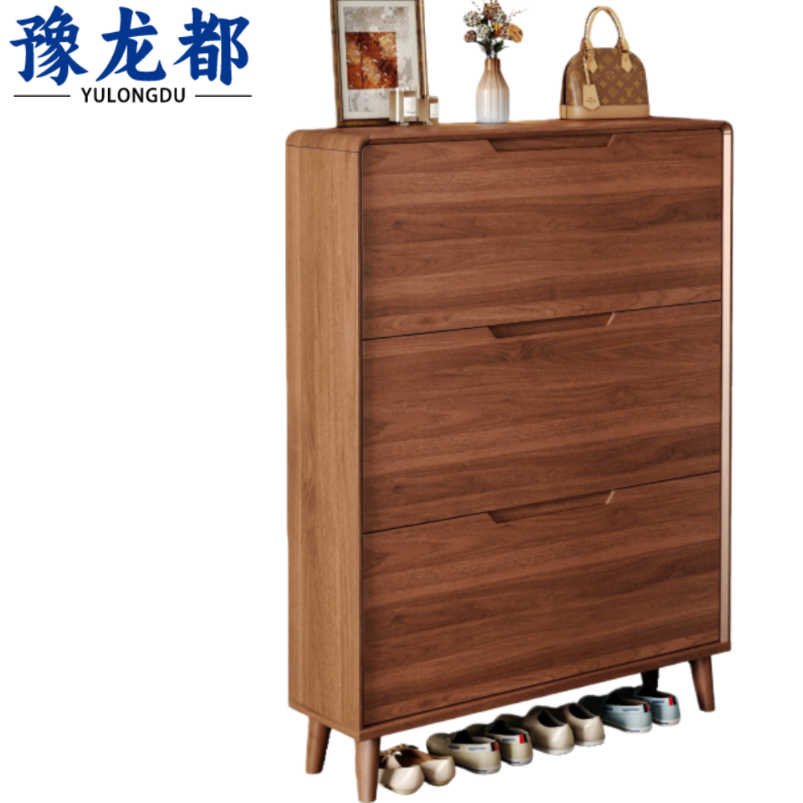 豫龙都鞋柜 翻斗80*20*120cm个高清大图