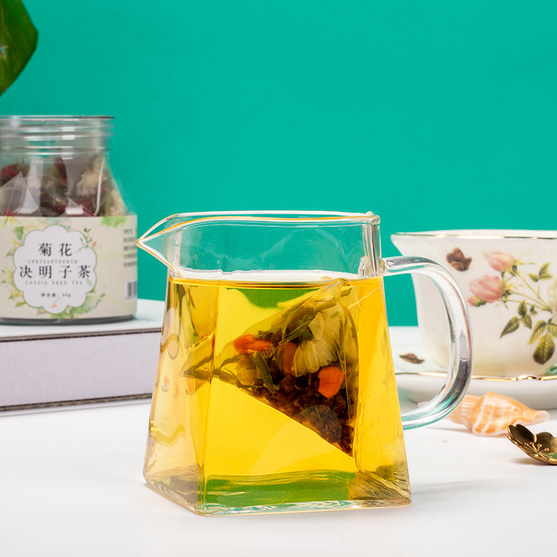 雅丽百花缘 菊花决明子茶40g(10包*4g)瓶装 菊花 决明子 枸杞 茉莉花 淡竹叶 组合花茶三角包袋泡茶 甘草茶