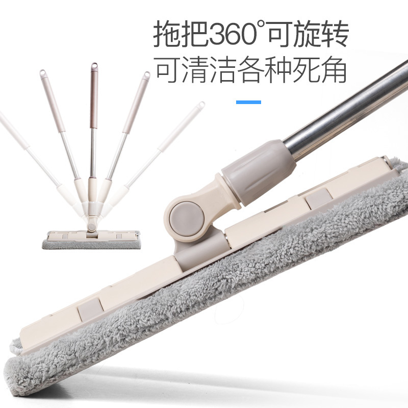 平板拖把家用免手洗懒人一拖瓷砖拖地拖布擦地墩布净干湿两用高清大图