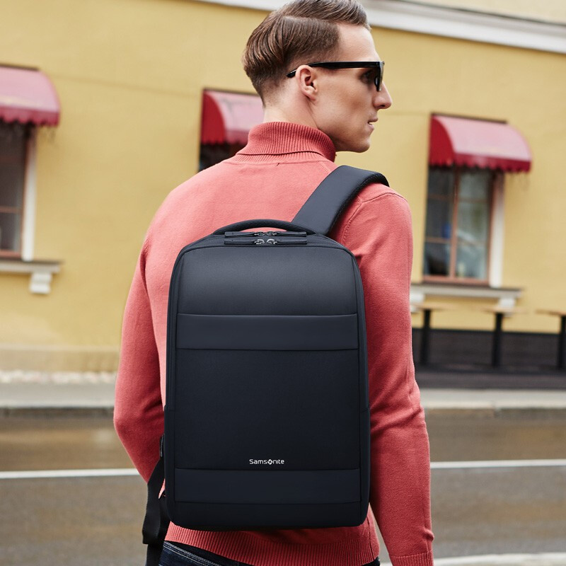 新秀丽(Samsonite)双肩包电脑包联想笔记本15.6英寸 黑色TX5*09001