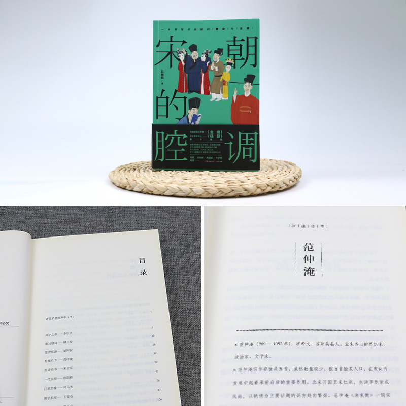 [醉染正版]宋朝的腔调 苏轼 欧阳修 黄庭坚 辛弃疾 陆游 司马光等 千年宋词话人生体验诗词人物背后的人生经历 再现宋朝高清大图