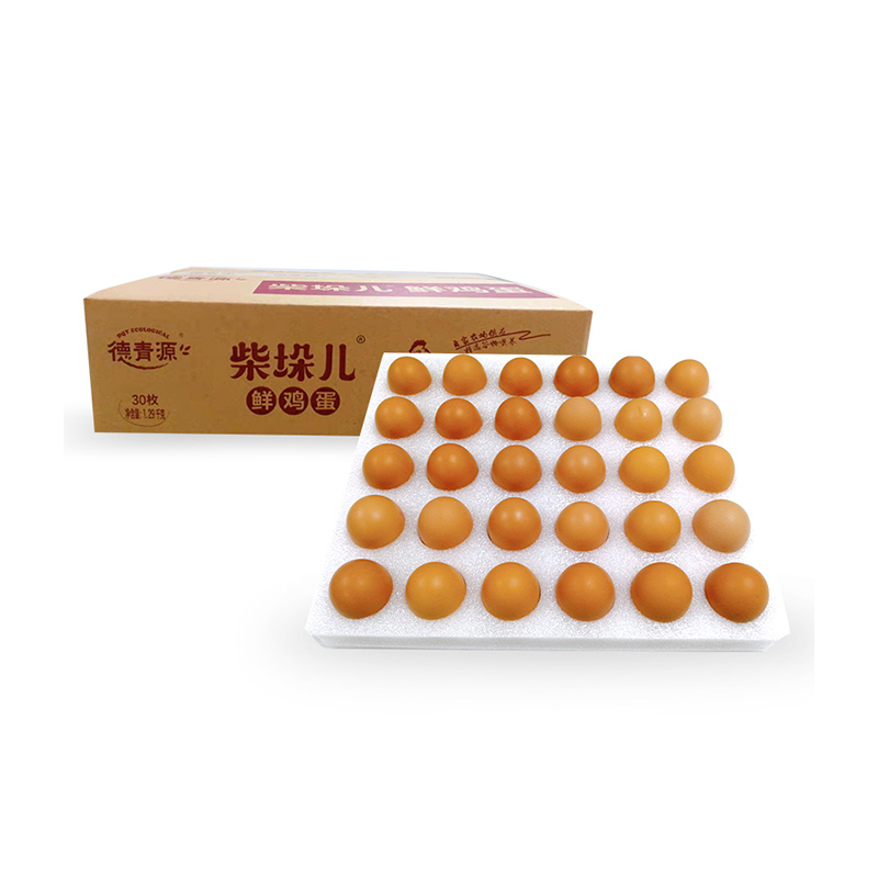 德青源 柴垛儿鲜鸡蛋30枚,1290g NJ