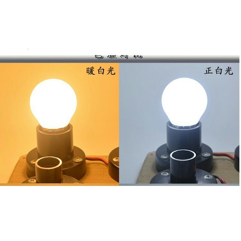 LED小圆泡E27大螺口5W节能灯泡魔豆灯水晶7W光源三色变光暖白波迷娜BOMINA高清大图