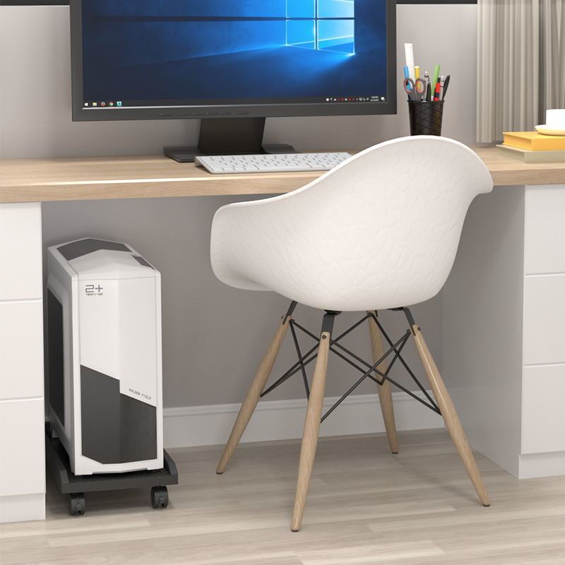 [万向轮]刹车款 台式电脑主机托架增高置物架可移动电脑机箱底座支架