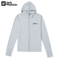 狼爪(Jack Wolfskin)防晒服女装2023夏季新款户外休闲外套轻薄透气皮肤衣5322102